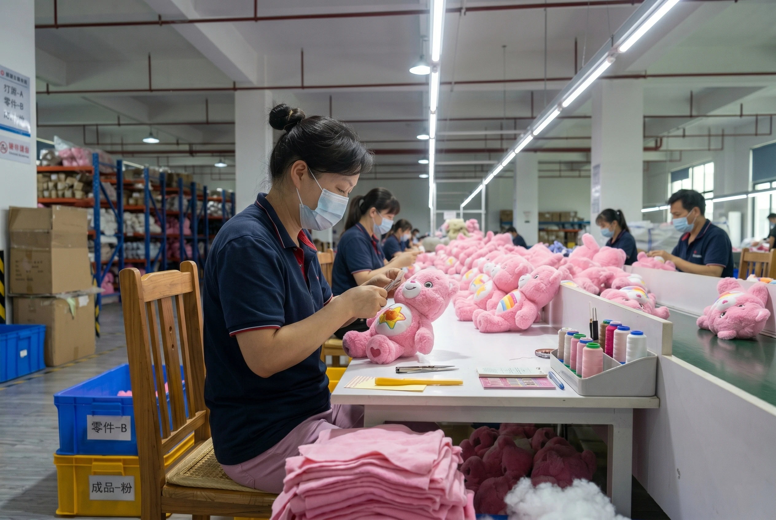 Experienced sewing teams assemble complex structures with reinforced stitching to maintain durability and shape integrity.