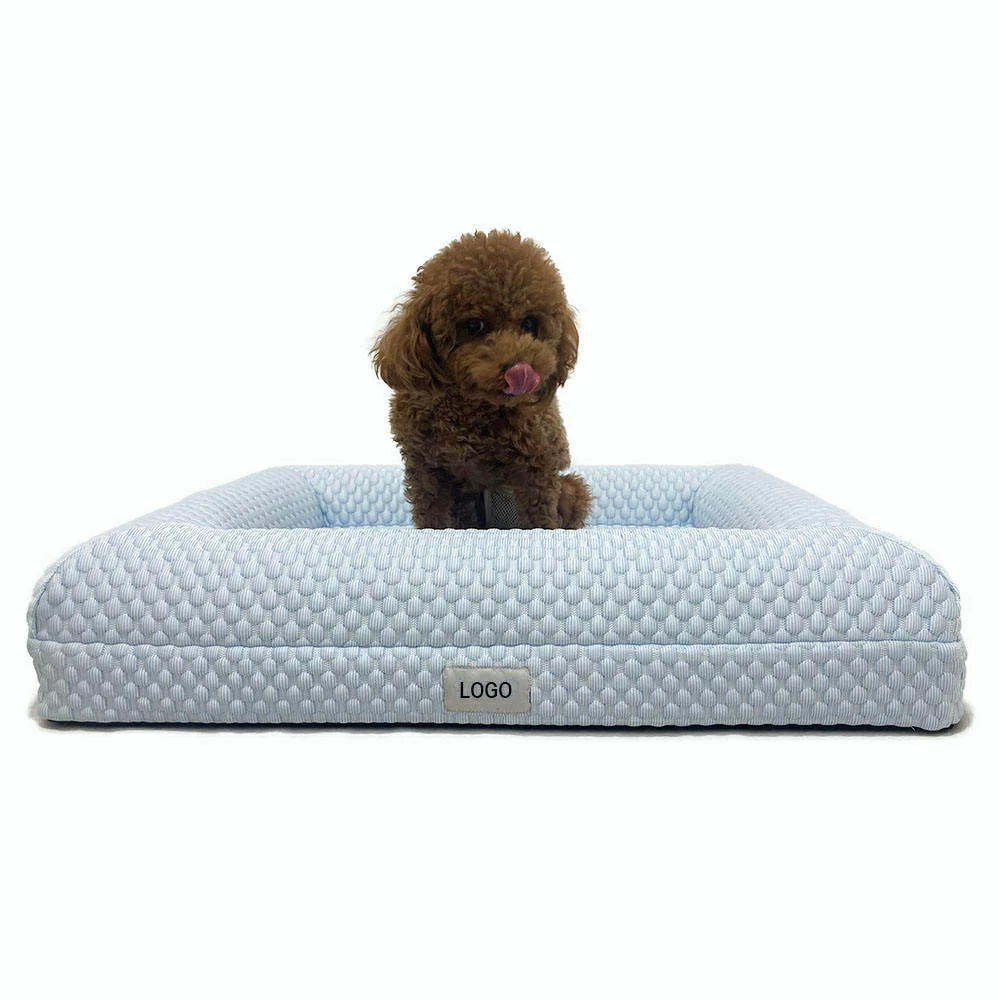 Custom Cooling Orthopedic Memory Foam Dog Bed | Wholesale Summer Pet Beds - Image 2