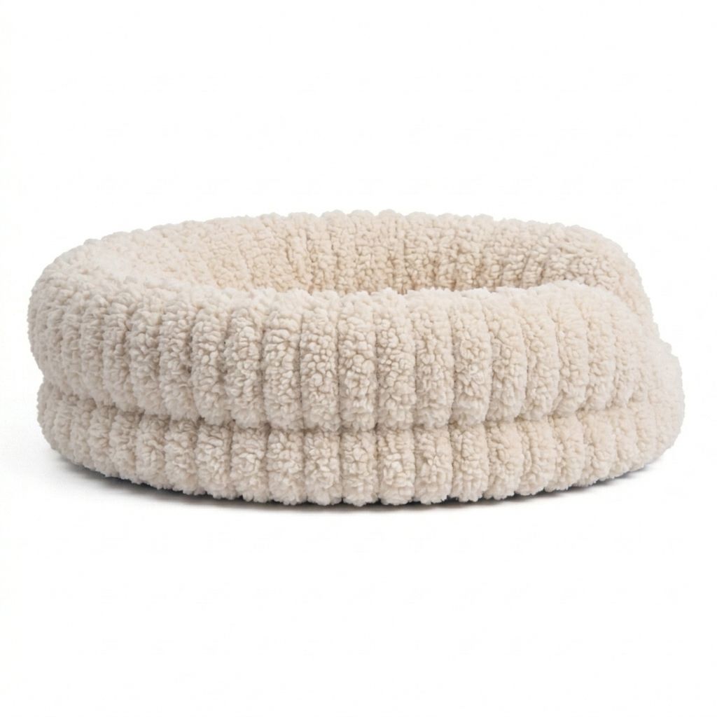 Custom Sherpa Bolster Pet Bed | Wholesale Orthopedic Foam Dog & Cat Bed - Image 2