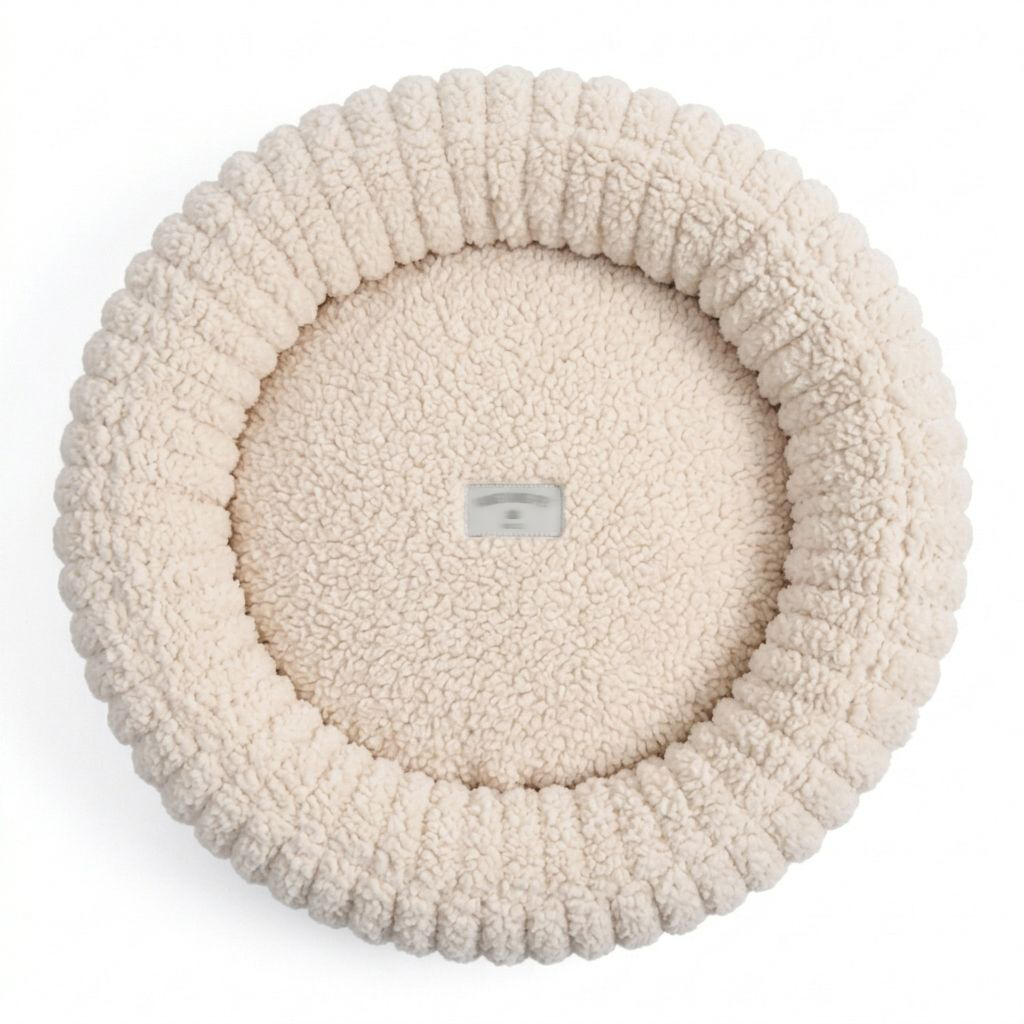 Custom Sherpa Bolster Pet Bed | Wholesale Orthopedic Foam Dog & Cat Bed - Image 3