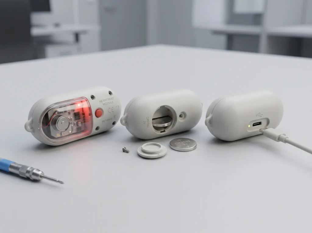 Custom heartbeat pulse vibration module and Type-C rechargeable power solutions for pet calming toys, manufactured by Wehao Pets direct factory.