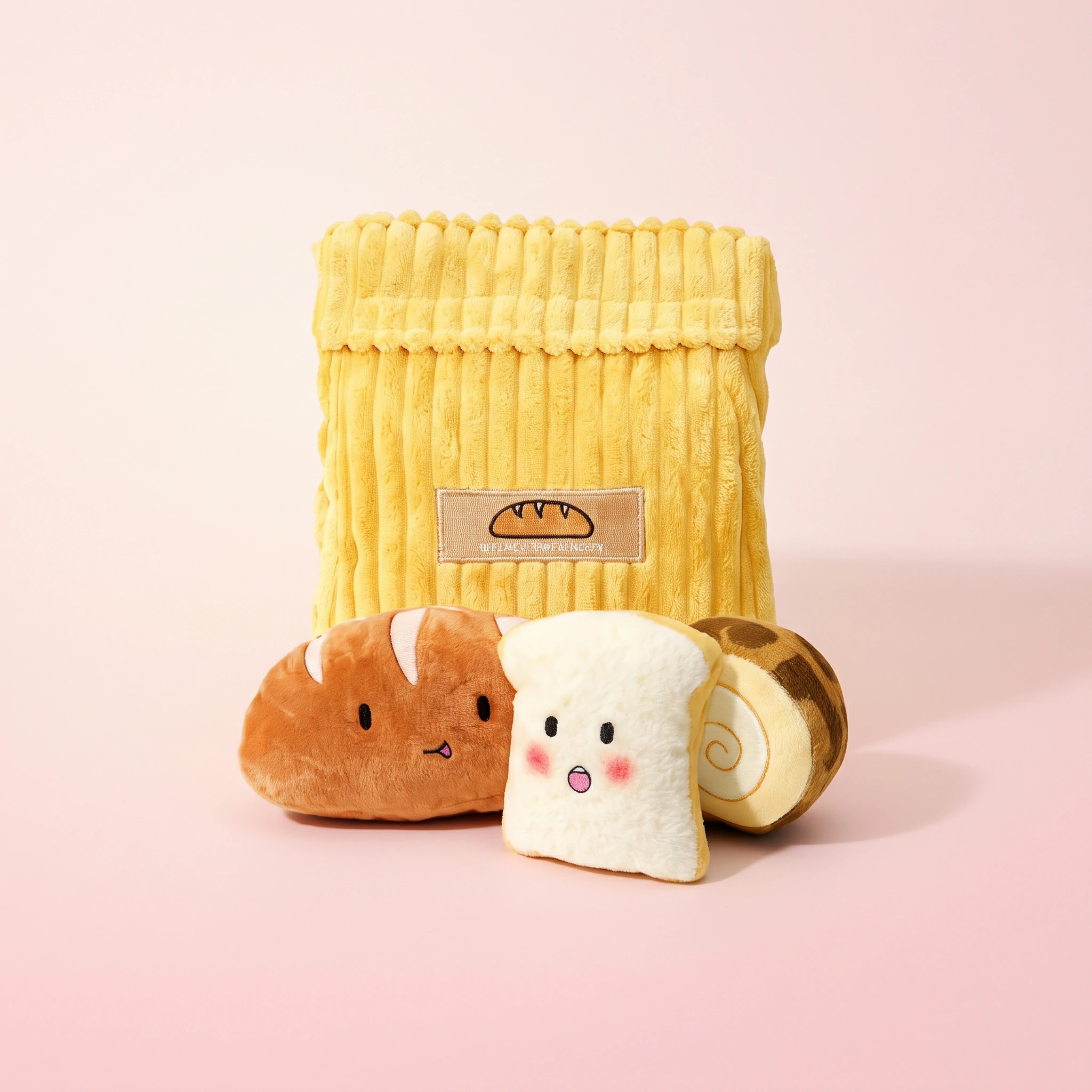 Custom food-shaped squeaky dog chew toy featuring exquisite embroidery to prevent swallowing, manufactured by Wehao Pets.